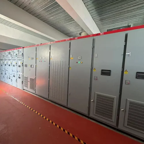 High-voltage shore power supply