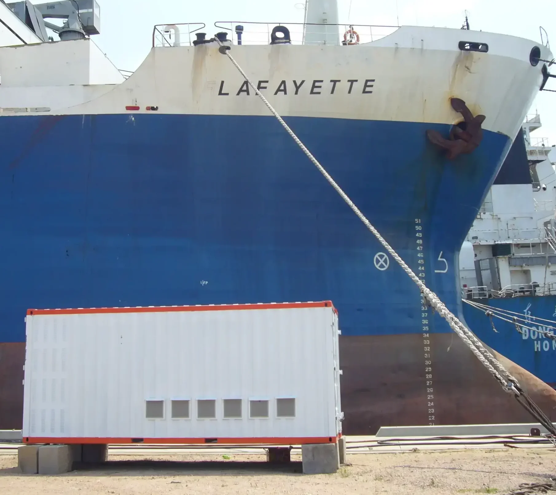 High-voltage shore power system equipment