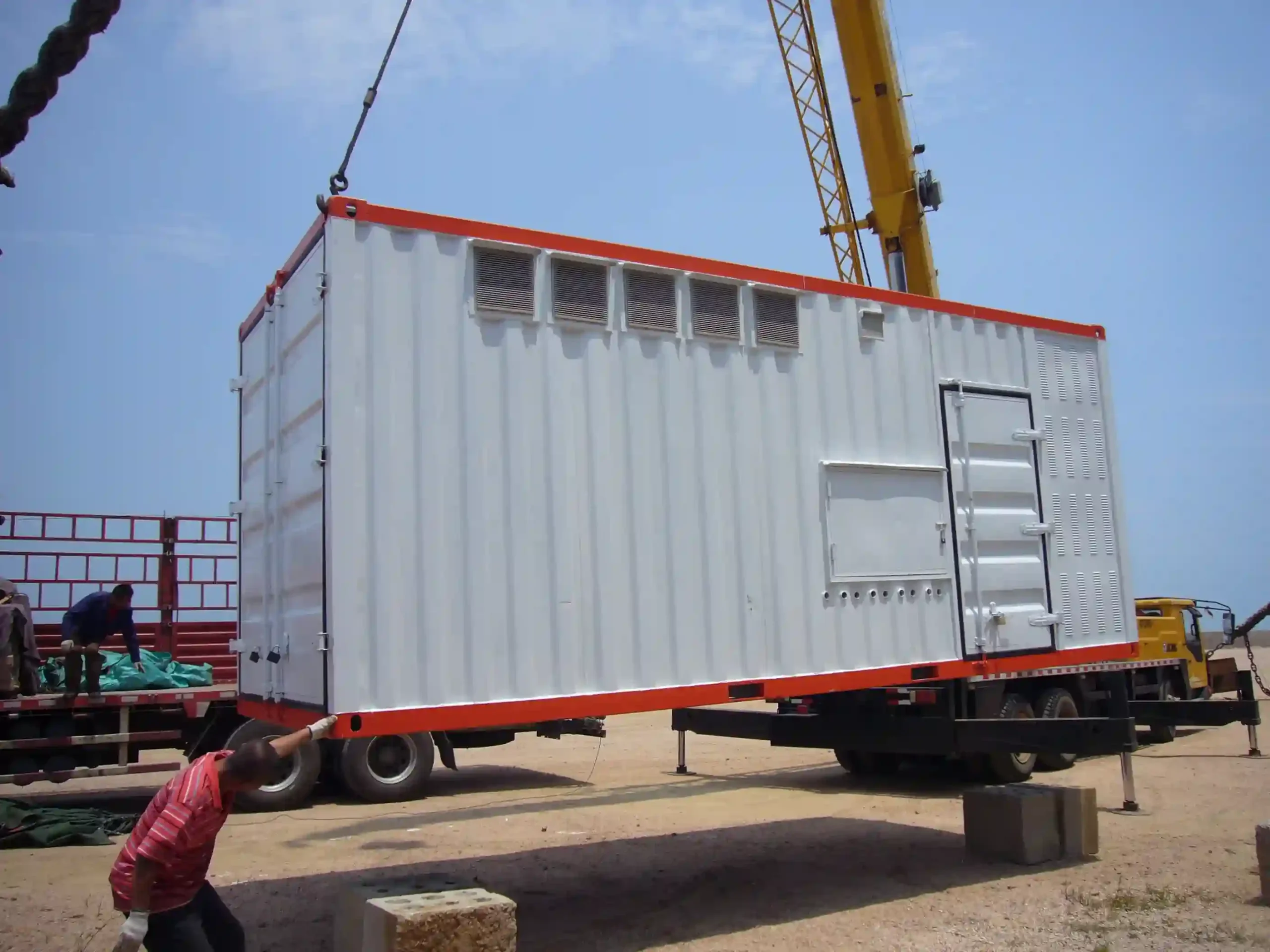 Shore power system operating at a commercial port berth
