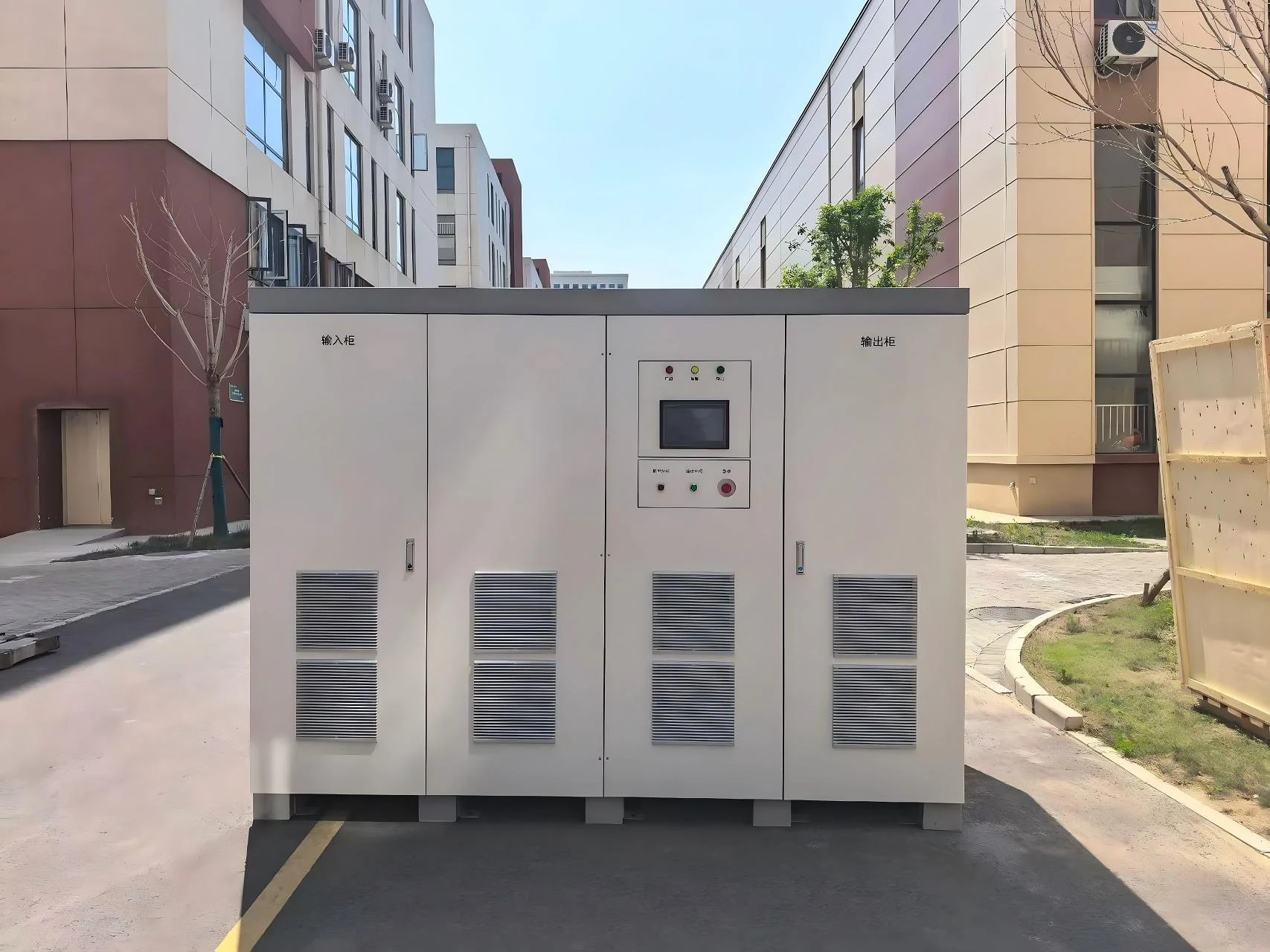 Transformer Test Power Supply Installation Transformer test power supply installation for induced voltage testing