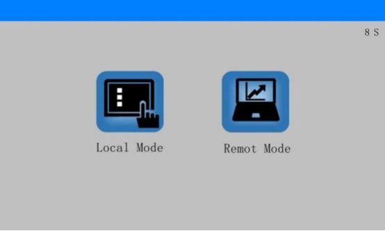 SDACME bidirectional DC power supply local and remote control mode HMI